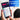 Smartphone held by a person with app icons displayed on the screen, against a blue background with text 'Our simplest smartphone ever'.
