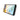 Smartphone with app icons on a white background