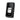 Black Lively flip phone with digital display on a white background