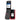 Red flip phone with screen displaying menu and time, brand 'Lively' visible on white background