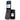 Black flip phone with screen displaying menu and time, brand 'Lively' visible on white background