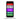 A black smartphone centered on a white background, displaying a customized low-visibility interface with red, white, purple, teal, and green blocks. Text below reads 'Low Vision & Hand Tremor mode'.